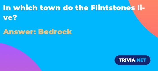 in which town do the flintstones live