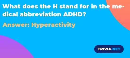 Is for stand what adhd ADHD